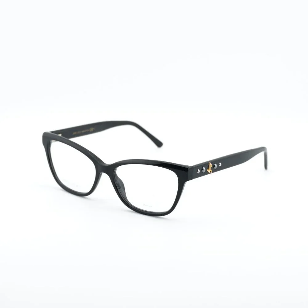 Jimmy Choo JC334 0807 00 Eyeglasses Black 54mm Cat Eye Frame - Picture 8 of 10